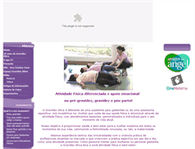 Tablet Screenshot of gravidezativa.com.br
